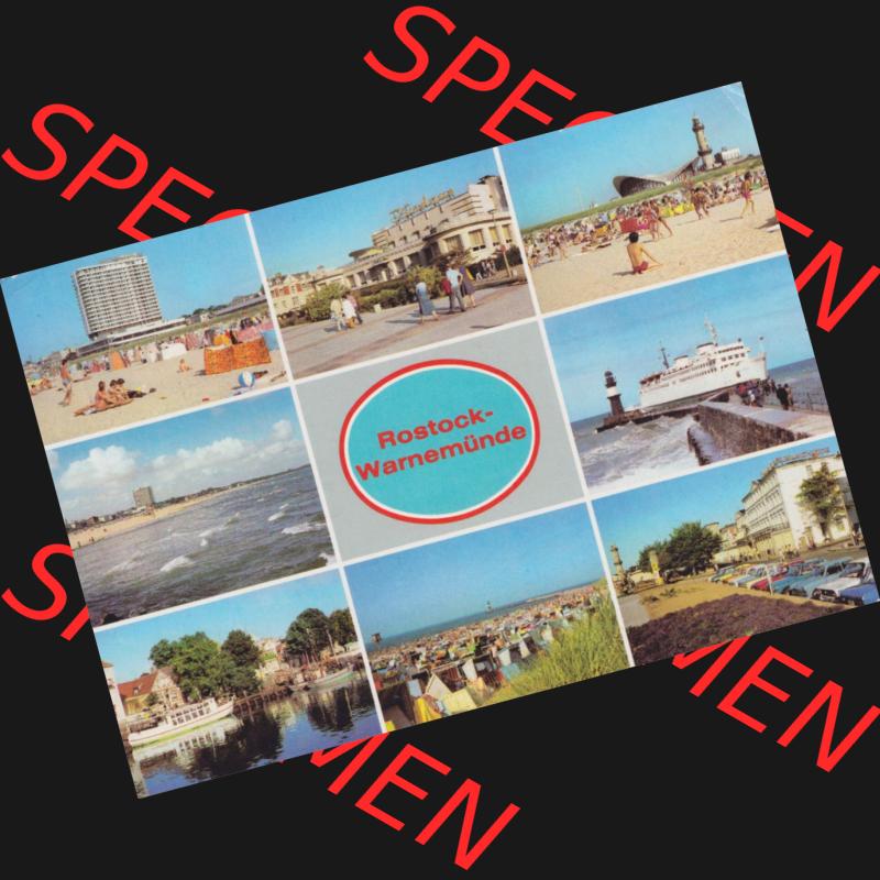 Ansichtskarte DDR Bezirk Rostock, Stadtkreis Rostock, Hansestadt Rostock Ansicht 1980, Kurhaus, Am Strand Mohle Blick zum Hotel Neptun, An der Mohle, Mehrbildkarte.... Sammlung