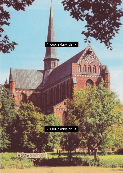 Ansichtskarte DDR Bezirk Rostock, Kreis Bad Doberan, Stadt Bad Doberan, 1981, Münster, Kirche. alte Ansichtskarte der DDR Bezirk... Sammlung