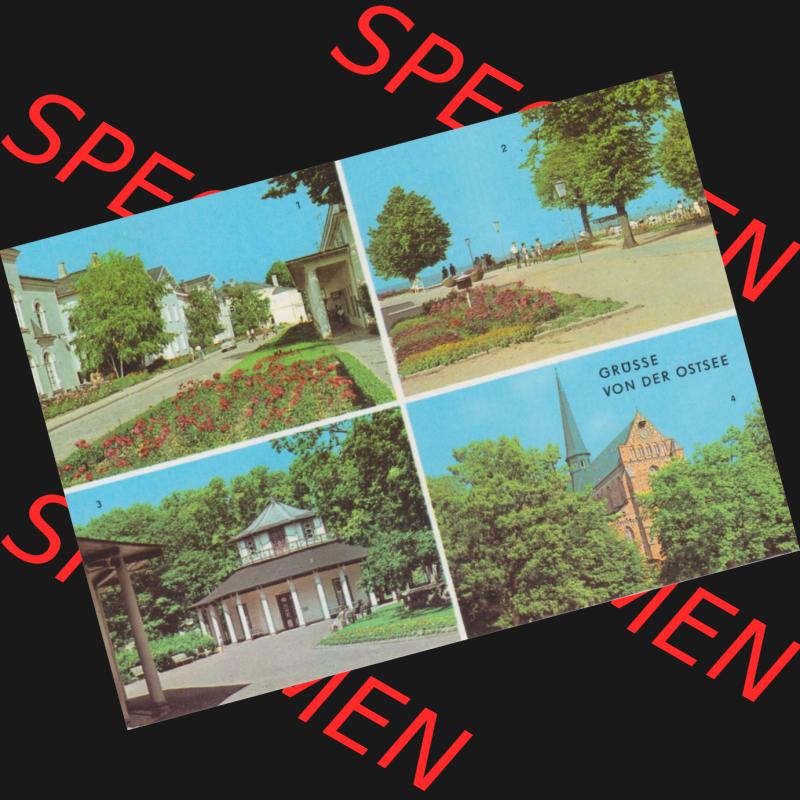 Alte Ansichtskarte DDR Bezirk Rostock, Kreis Bad Doberan, Stadt Bad Doberan mit Stadtteil und Ostseebad Heiligendamm 1983, Grüsse von der Ostsee, Heiligendamm, Kühlungsborn,... Sammlung