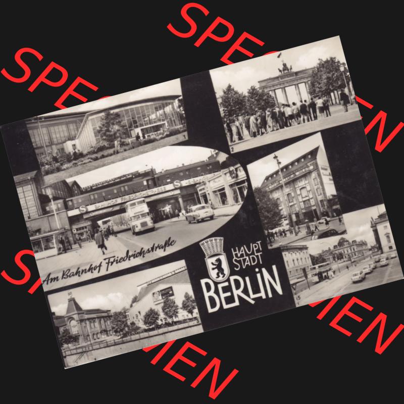 Ansichtskarten DDR Bezirk Berlin, Stadt Berlin in s/w / schwarzweiß, Verlag Felix Setecki, Berlin 1965, Brandenburger Tor, Friedrichstadt-Palast und Berliner... Sammlung