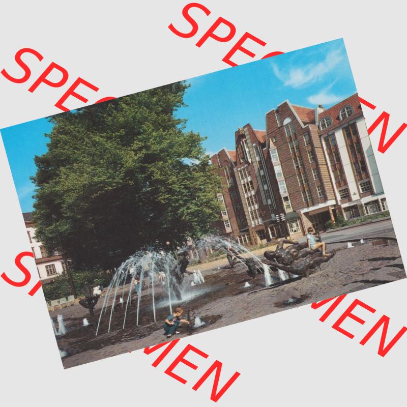 Alte Ansichtskarte mit Ansichten der DDR Bezirk Rostock, Stadtkreis Rostock, Hansestadt Rostock Rostocker Universitätsplatz. Alte Ansicht in der DDR Bezirk Rostock, Stadtkreis... Sammlung