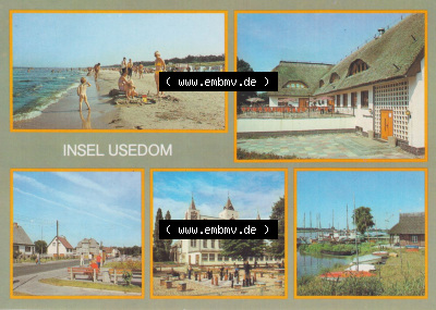 Kreis Wolgast, Insel Usedom 1986, Karlshagen, Strand, Trassenheide, Ostseebad Zinnowitz Sammlung