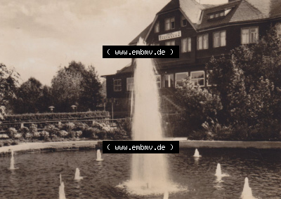 Stadt Oberhof Ansicht von 1962, 5521 FDGB-Erholungsheim Stachanow. Sammlung