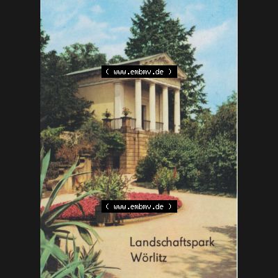 Fotos DDR Bezirk Halle, Kreis Wittenberg, Wörlitzer Park Floratempel. Foto-Abzüge aus DDR-Zeiten Bezirk Halle der Deutschen Demokratischen Republik vom Bezirk Halle der DDR.... Sammlung