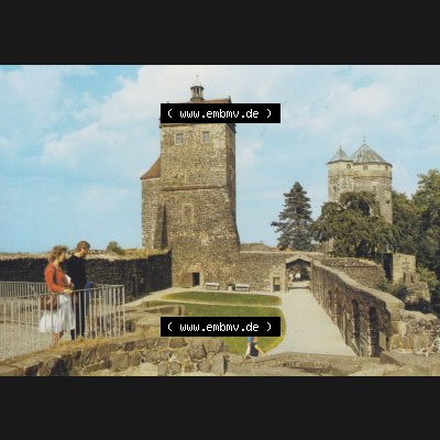 Ansichtskarten DDR Burgen unserer Heimat 1990, Stolpen, Kreis Sebnitz, Burg. Alte Ansichtskarten aus einer Mappe aus dem Jahr 1990 der DDR, Produziert und vertrieben in der... Sammlung