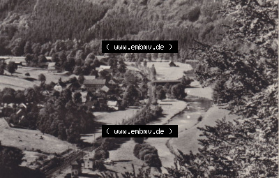 Ansichten-Mappe von 1977, Blick von Kunnerstein nach Hennersdorf Sammlung