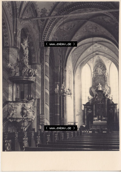 Stadt Bergen, Marienkirche in Bergen auf Rügen, Fotos, online Katalog für Ansichtskarten und Fotos aus DDR-Zeiten Sammlung