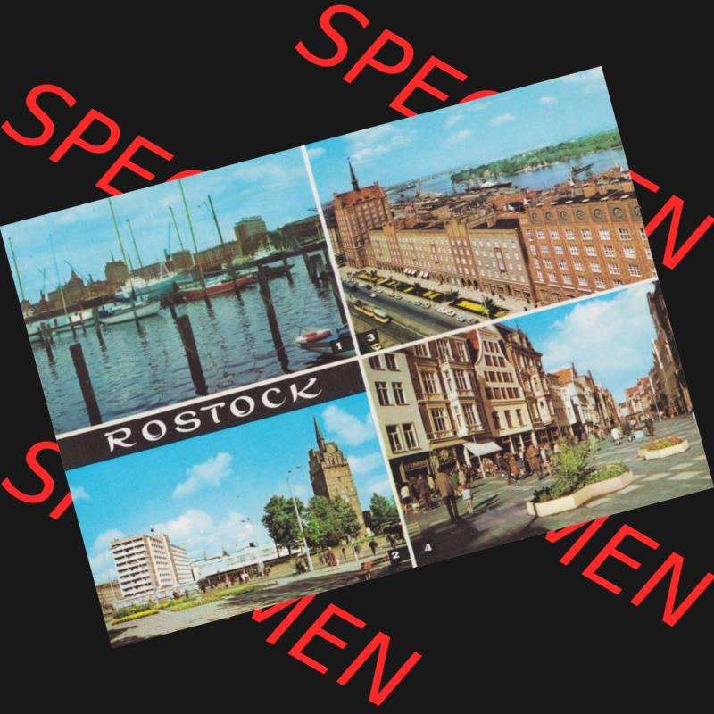 Ansichtskarten DDR Bezirk Rostock, Stadtkreis Rostock, Hansestadt Rostock 1978, Blick zum Stadthafen Interhotel Warnow, Kröpeliner Straße. DDR Bezirk Rostock,... Sammlung