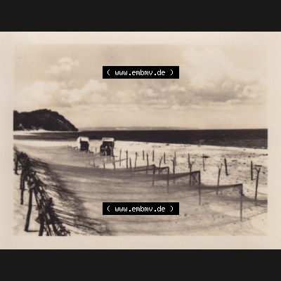 Fotos DDR Bezirk Rostock, Kreis Rügen, Ostseebad Baabe Mappe mit alter Ansicht von 1955, 642 Fischernetze am Strand von Baabe. DDR Bezirk Rostock, Kreis Rügen,... Sammlung
