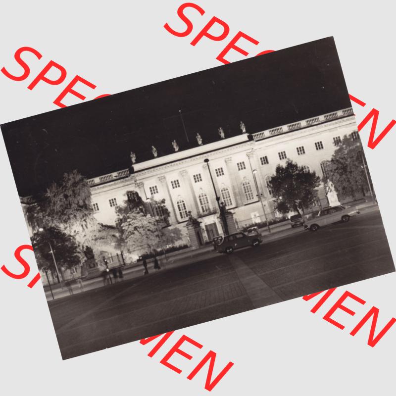 Ansichtskarten DDR Bezirk Berlin, Stadt Berlin in s/w / schwarzweiß, Graphokopie H. Sander K.G. Berlin 1969, Humboldt-Universität. Stadtansichten... Sammlung