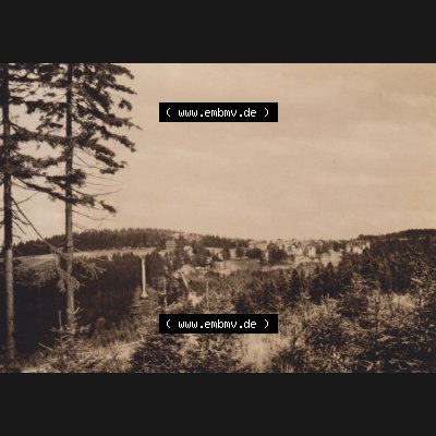 Alte Fotos DDR Bezirk Suhl, Kreis Schmalkalden-Meiningen, Stadt Oberhof Ansicht von 1962. 5512 mit Sprungschanzen. Sammlung