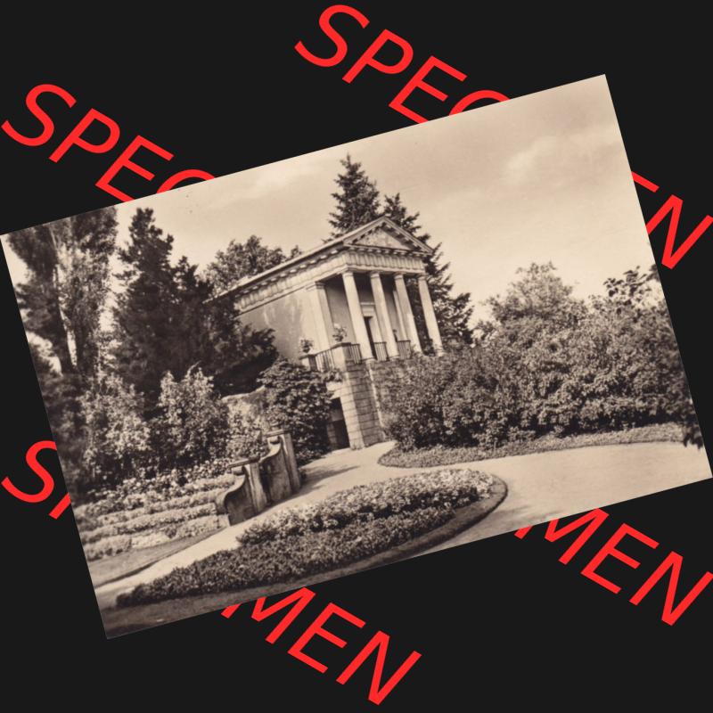 Altes Foto Wörlitz DDR Bezirk Halle, Kreis Wittenberg, Wörlitzer Park 1960-er Jahre in s/w, 1961, 6. Der Floratempel. Alte Ansichten-Foto aus Wörlitz,... Sammlung