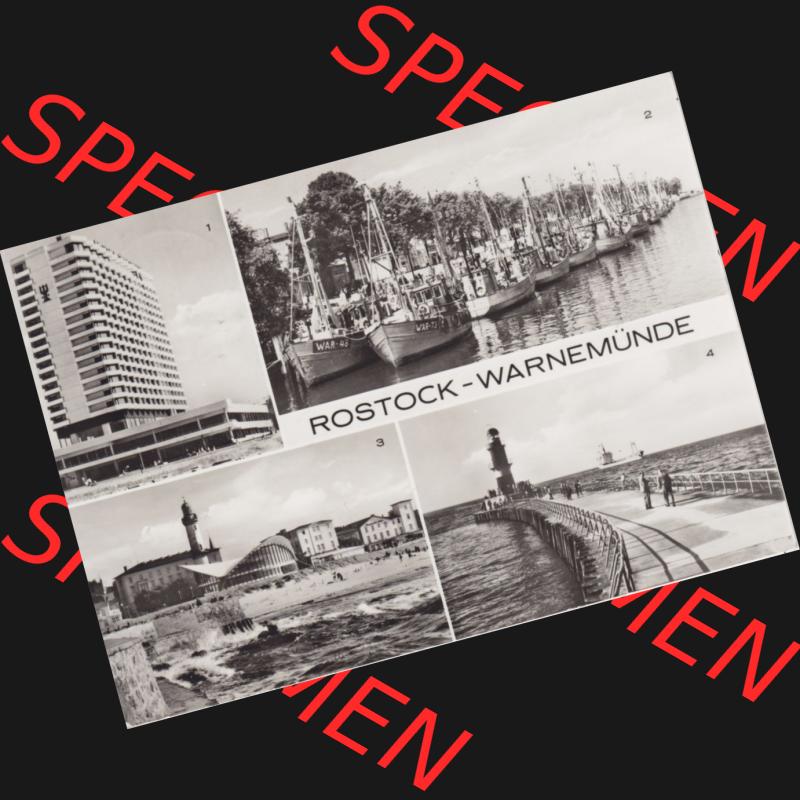Ansichtskarte DDR Bezirk Rostock, Stadtkreis Rostock, Hansestadt Rostock-Warnemünde Ansicht 1978, Hotel Neptun, Am Alten Strom, Konsum-Gaststätte Teepott,... Sammlung