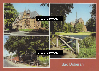 Stadt Bad Doberan 1986, Stadtmuseum Möckelhaus, Schmalspurbahn, Technisches Denkmal. Alte Ansichtskarte Sammlung