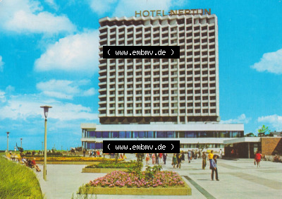 Ansichtskarte DDR Bezirk Rostock, Stadtkreis Rostock, Hansestadt Rostock Ansicht 1985, Rostocker-Warnemünde Hotel Neptun. Alte... Sammlung