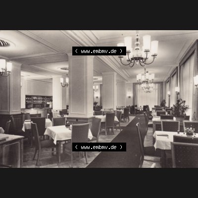 Ansichtskarten DDR Bezirk Berlin, Stadt Berlin in s/w / schwarzweiß, Graphokopie H. Sander K.G. Berlin 1965, HO-Gaststätte Budapest. Stadtansichten... Sammlung