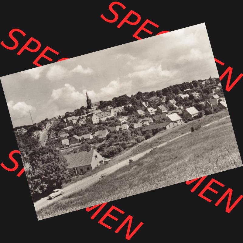 Alte Ansichtskarte DDR Bezirk Rostock, Kreis Rügen (Insel Rügen), Stadt Bergen 1972, Stadtansicht, Bergen auf Insel Rügen. Sammlung