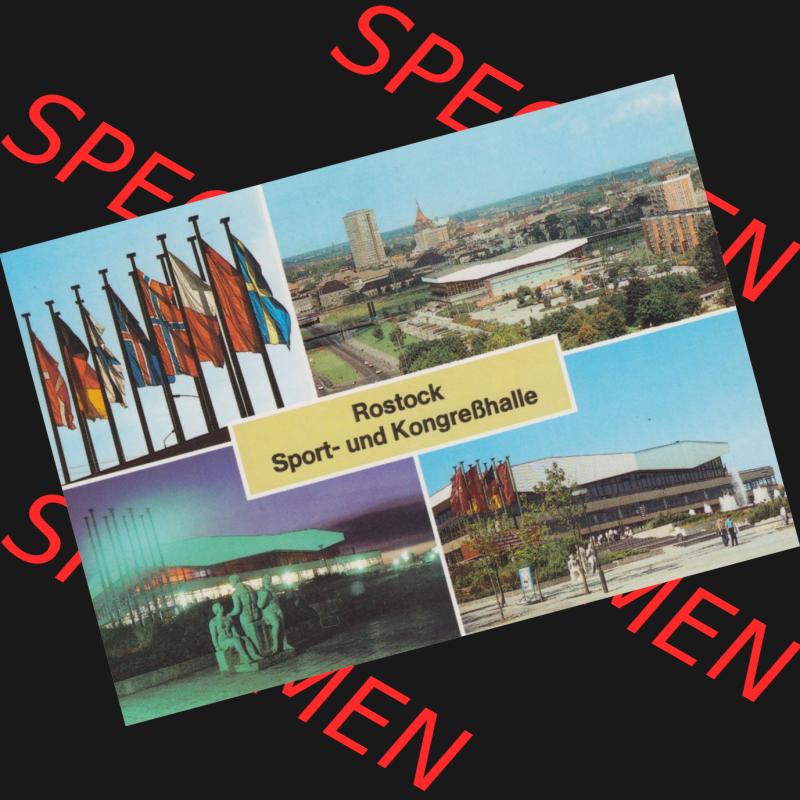 Ansichtskarten DDR Bezirk Rostock, Stadtkreis Rostock, Hansestadt Rostock Rostock Sport-Halle und Kongresshalle. Alte Ansicht in der DDR Bezirk Rostock, Stadtkreis Rostock,... Sammlung