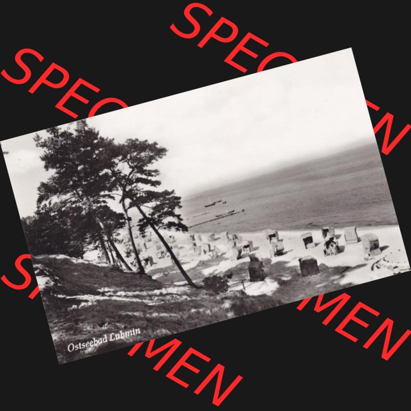 Alte Ansichtskarte DDR Bezirk Rostock, Kreis Greifswald Ostseebad Lubmin in s/w 1959, Ostseebad Lubmin, Graphokopie H. Sander, Berlin. Alte Ansichtskarte mit einer... Sammlung