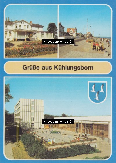 Alte Ansichtskarte der DDR Bezirk Rostock, Kreis Bad Doberan, Ostseebad Kühlungsborn im online Katalog Sammlung
