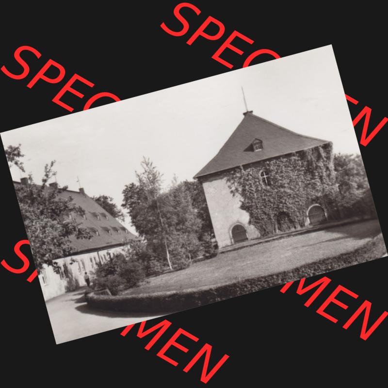 Altes Foto der DDR, Bezirk Karl-Marx-Stadt, Kreis Flöha, Stadt Augustusburg, Ansichten-Mappe von 1977, Brunnenhaus Sammlung