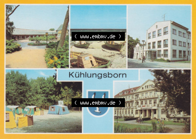Alte Ansichtskarte der DDR Bezirk Rostock, Kreis Bad Doberan, Ostseebad Kühlungsborn im online Katalog Sammlung