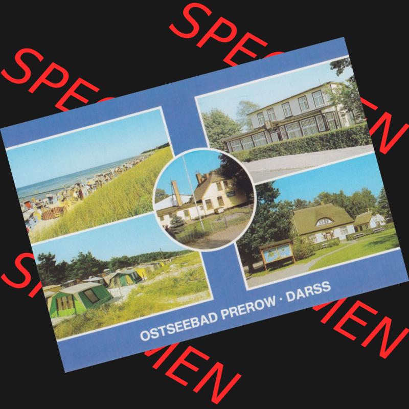 Alte Ansichtskarte DDR Bezirk Rostock, Kreis Ribnitz-Damgarten, Ostseebad Prerow, Prerower Strand, FDGB-Ferienheim Am Hafen, FDGB-Erholungsheim Zentral. Alte Ansichtskarte... Sammlung
