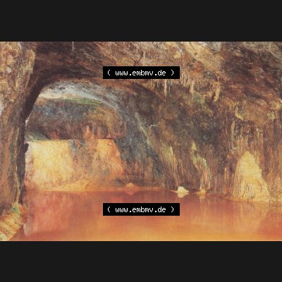 Alte Ansichtskarte DDR Bezirk Gera, Kreis Saalfeld, Feengrotten Saalfeld 1985, Rechte Quellgrotte. Alte Ansichtskarten aus einer Mappe aus dem Jahr 1985 der DDR, Produziert... Sammlung