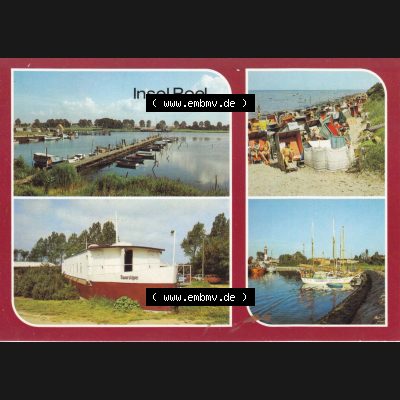 Ansichtskarten DDR Bezirk Rostock, Kreis Wismar, Insel Poel Hafen im Ortsteil Kirchdorf, Schwarzer Busch, Timmendorf, Hafen. Alte Ansichtskarte mit einer Ansicht aus... Sammlung