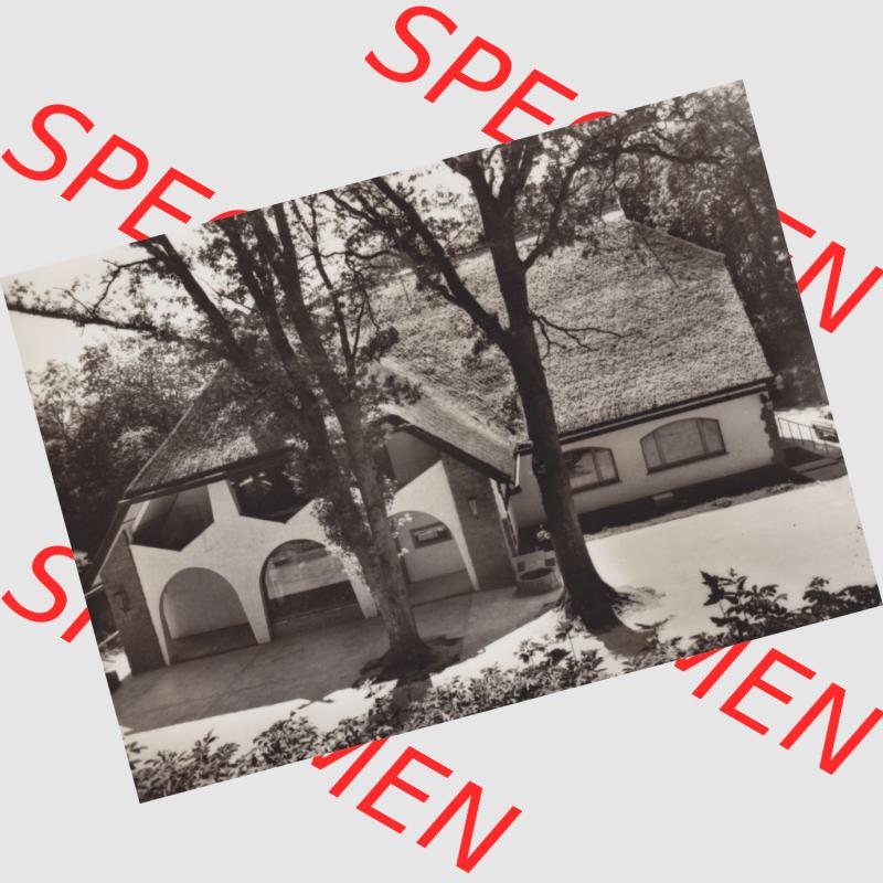 Alte Ansichtskarte DDR Bezirk Rostock, Kreis Rügen (Insel Rügen), Stadt Bergen - Rugard HO-Gaststätte 1974, Bergen auf Rügen - Rugard-Gaststätte (2) Sammlung