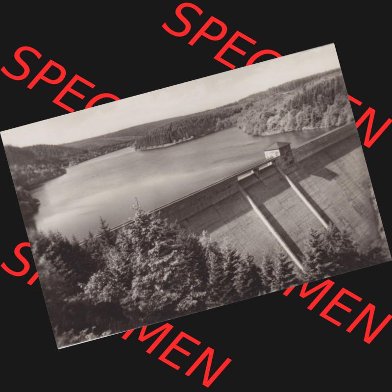 Altes Foto der DDR, Bezirk Magdeburg, Kreis Wernigerode, Stadt Wernigerode am Harz 1970, Zillierbachtalsperre bei Wernigerode. Das alte Foto wurde 1970 innerhalb einer Foto-Mappe... Sammlung