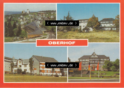 1988, Oberhof, Mehrbildkarte Sammlung