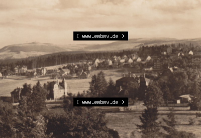 Stadt Oberhof Ansicht von 1962, 5511 Oberhof in Thüringen. Sammlung