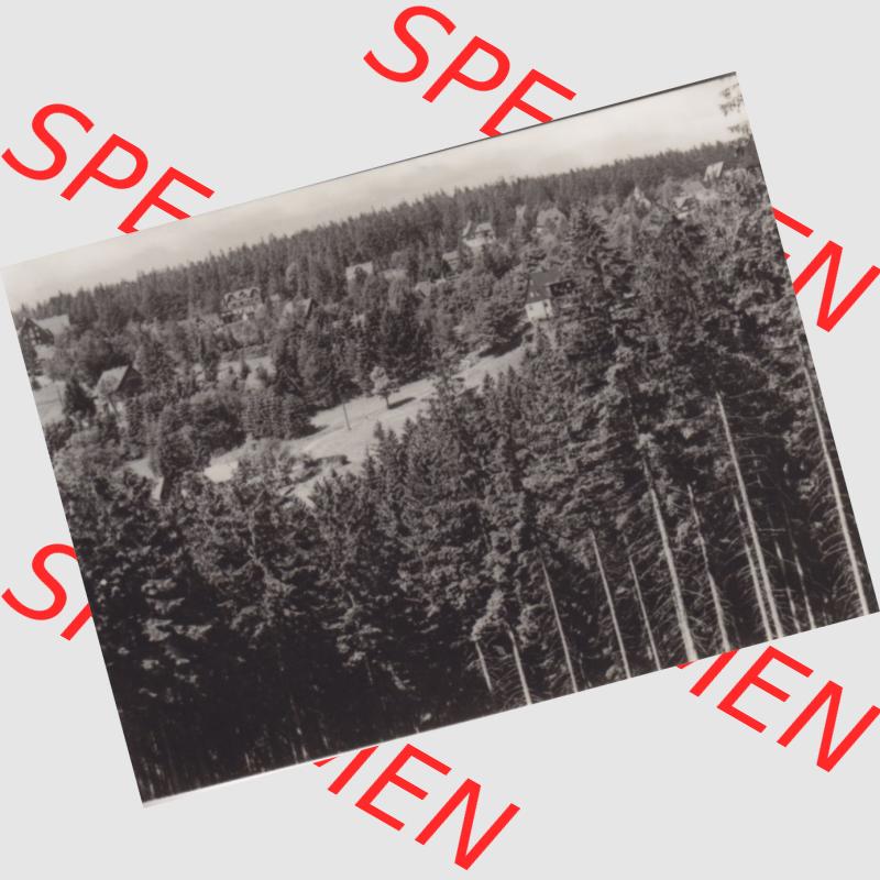 Fotos DDR Bezirk Dresden, Osterzgebirge 1974, Kurort Bärenburg Osterzgebirge, Ortsteil Oberbärenburg. Alte Foto Ansichten, Foto-Mappe vom Verlag VEB-Foto-Verlag,... Sammlung