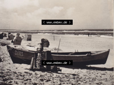 Ostseebad Dierhagen mit Ansicht 1959, Weststrand Dierhagen Sammlung