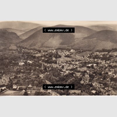 Fotos DDR, Bezirk Magdeburg, Kreis Wernigerode, Gemeinde Ilsenburg / Harz 1965, Luftkurort Ilsenburg im Harz. Das alte Foto wurde 1965 innerhalb einer Foto-Mappe mit... Sammlung