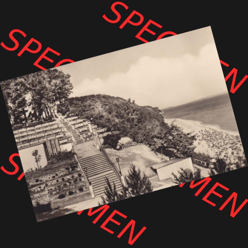 Foto-Ansicht DDR Bezirk Rostock, Kreis Rügen, Ostseebad Sellin 1963, 6. Sellin (Rügen), An der Freilichtbühne in Ansichten K 3904. Foto aus... Sammlung
