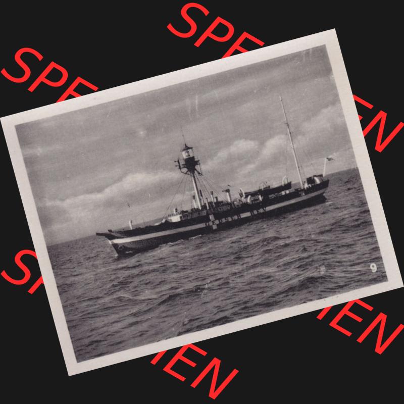 Alte Foto-Ansicht DDR Bezirk Rostock, Kreis Rostock, Hansestadt Rostock, Ortsteil Warnemünde 1957, 10 Fotos von Verlag Lederbogen - Karl-Marx-Stadt 1957, 9. Gedser... Sammlung