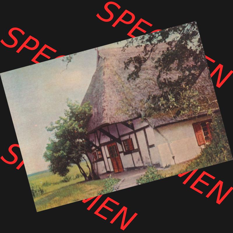 Fotos DDR Bezirk Rostock, Kreis Ribnitz-Damgarten, Ostseebad Ahrenshoop Lithografie von 1963, nach Aufnahmen von Fritz Wegschneider, Kleine Farbserie 2. Dornenhaus.... Sammlung