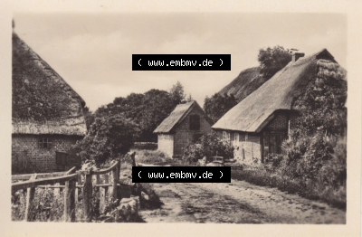 Altes Foto der DDR Bezirk Rostock, Kreis Rügen, Insel Rügen, 10 Motive (Echt Foto) Dorfstraße in Großzicker. Altes Foto mit... Sammlung