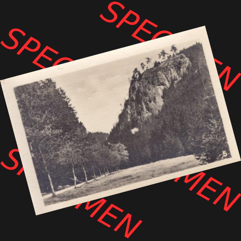 Fotos DDR, Bezirk Erfurt, Kreis Gotha, Tambach-Dietharz in Thüringen, 12 Amateur-Fotos, Foto 5. Das Nadelöhr. s/w - schwarzweiß Foto - Ansichten... Sammlung
