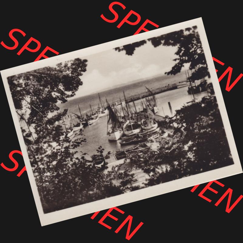 Altes Foto DDR Bezirk Rostock, Kreis Rügen, Ostseebad Sassnitz 1954, Ostseebad Saßnitz auf Rügen. Altes Foto DDR Bezirk Rostock, Kreis Rügen, Ostseebad... Sammlung