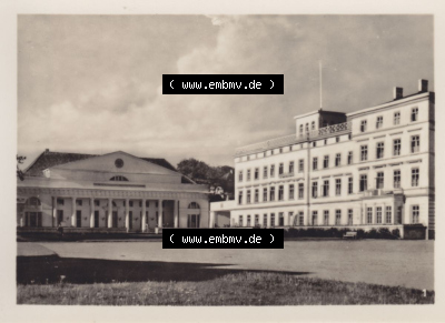 Altes Foto DDR Bezirk Rostock, Kreis Bad Doberan, Ostseebad Heiligendamm, 10 Aufnahmen für den Fotofreund 1953, 1. Kurhaus mit... Sammlung