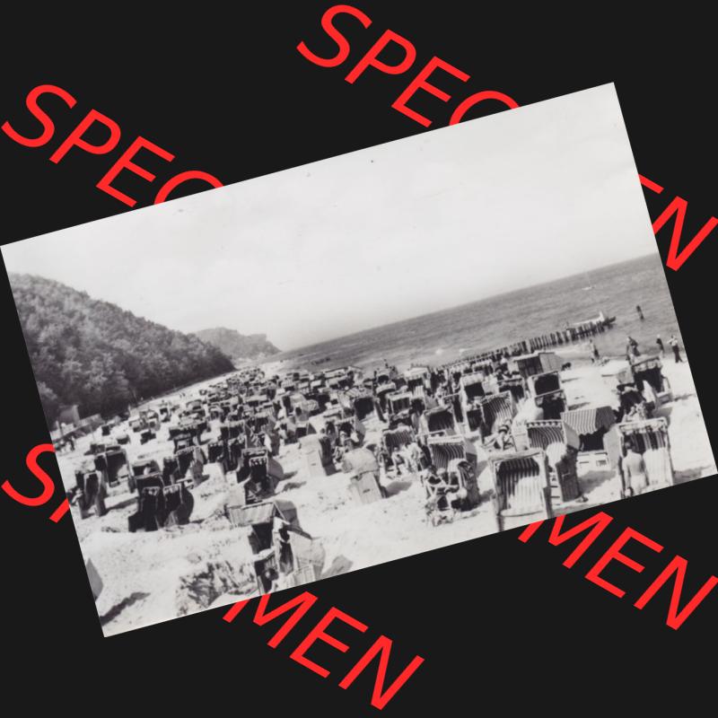 Foto-Ansicht DDR Bezirk Rostock, Kreis Rügen, Ostseebad Sellin 1959, Mit auf dem Foto unbeschriebenen Motiv (0006). Foto vom Graphokopie Heinz Sander G, Berlin... Sammlung