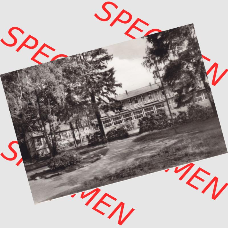 Alte Ansichten-Foto DDR Bezirk Rostock, Kreis Greifswald Ostseebad Lubmin in s/w 1966, 6. Ostseebad Lubmin FDGB-Erholungsheim Adolf Diesterweg, P 1-66 IV-14-45 N 6177.... Sammlung