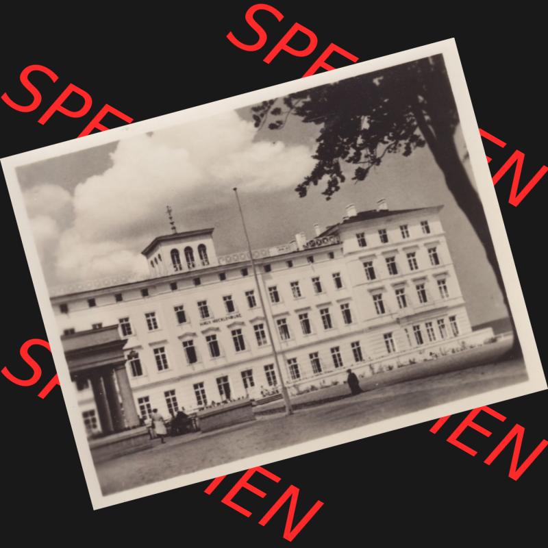 Alte Foto-Ansicht DDR Bezirk Rostock, Kreis Bad Doberan, Ostseebad Heiligendamm, (10 Echte Fotos), von ~1956, Haus Mecklenburg, SVK-Heim. Alte Foto... Sammlung