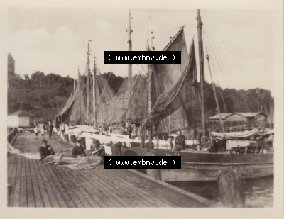 Ostseebad Sassnitz 1954, Fischkutter im Hafen von Saßnitz Sammlung