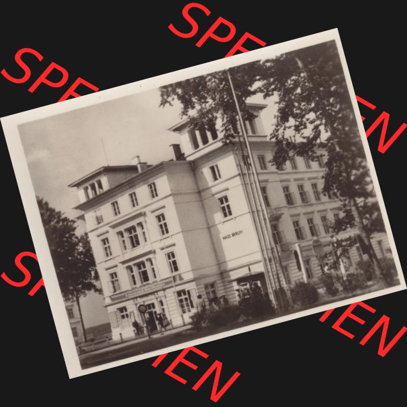 Alte Foto-Ansicht DDR Bezirk Rostock, Kreis Bad Doberan, Ostseebad Heiligendamm, (10 Echte Fotos), von ~1956, Haus Berlin, SVK-Heime. Alte Foto Ansichten... Sammlung