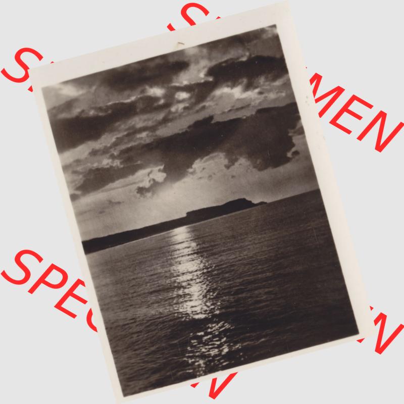 Altes Foto aus DDR Bezirk Rostock, Kreis Wolgast, Seebad Heringsdorf 1955, Sonnenuntergang. Altes Foto der DDR Bezirk Rostock, Kreis Wolgast, Insel Usedom, Seebad... Sammlung