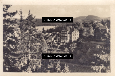 Fotos DDR, Bezirk Erfurt, Kreis Gotha, Tambach-Dietharz in Thüringen, 12 Amateur-Fotos, Foto 4. Blick vom Spittertempel. s/w... Sammlung